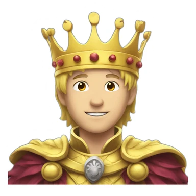 king from seven deadly sins sticker