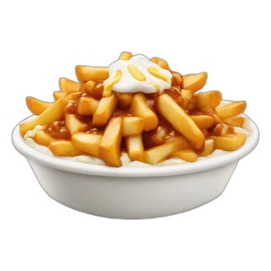 Poutine at Macdonald  sticker
