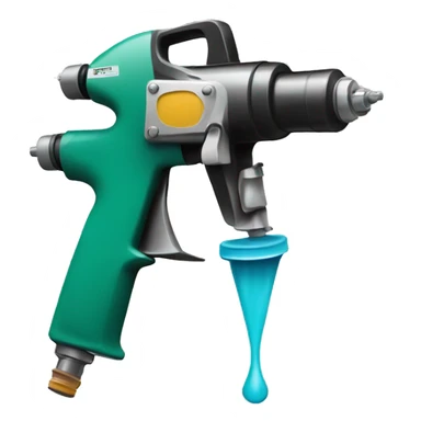 Painting spray gun sticker