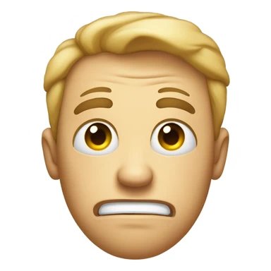 face saying like “thefuck?” or like eughh sticker