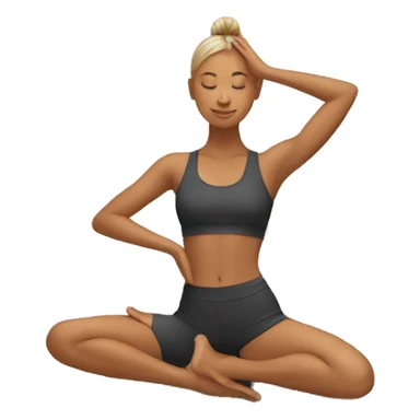 yoga sticker