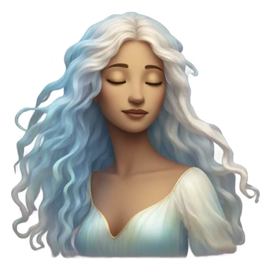 astrology virgo the maiden iridescent  sticker