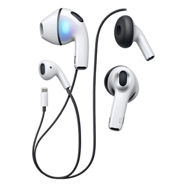 apple ear pods sticker
