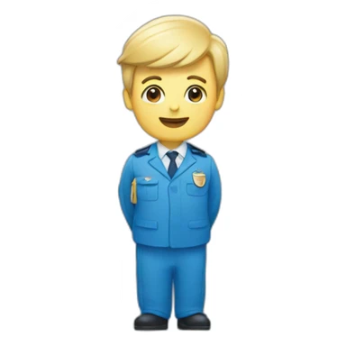 official blue badge sticker