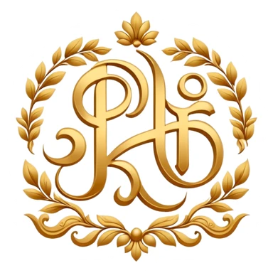 elegant Hindi calligraphy of the word Husn with decorative elements sticker