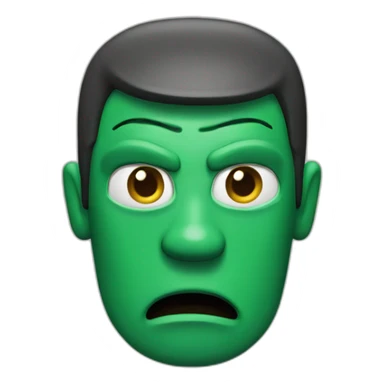 Angry gumby sticker