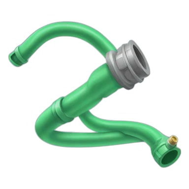 Water hose diagonal sticker