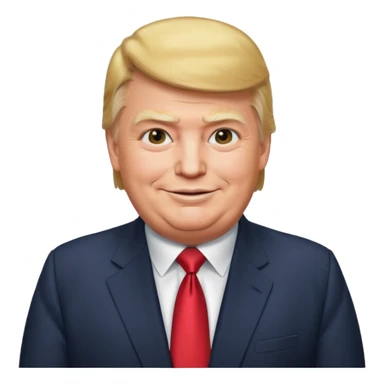 Fat Donald trump sticker