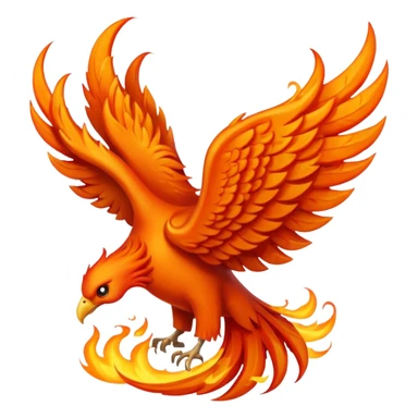 Fire ang Phoenix sticker