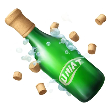 Popping bottles sticker