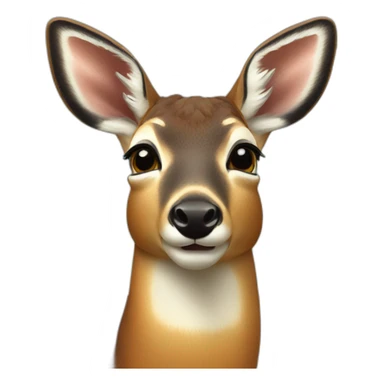 roe deer sticker