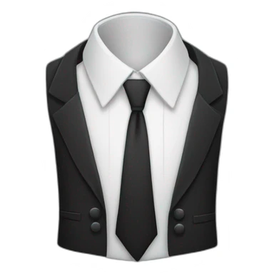 costume cravate sticker