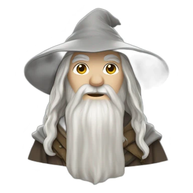 gandalf the white sticker