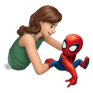 👉🏻👈🏻 with Spider-Man  sticker