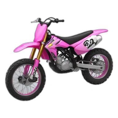 Motocross pink  sticker