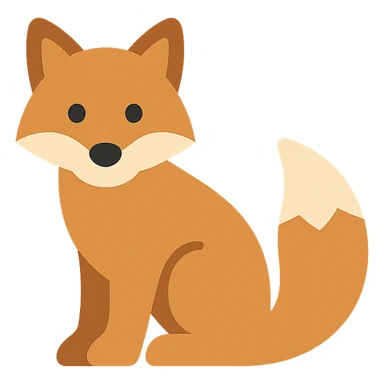 Fox sticker