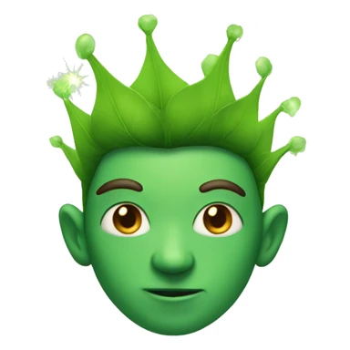 green head fairy man sticker