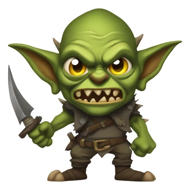 Ferocious goblin sticker