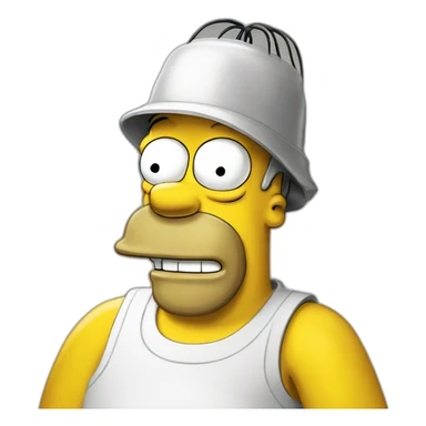 Homer simpson vient sticker