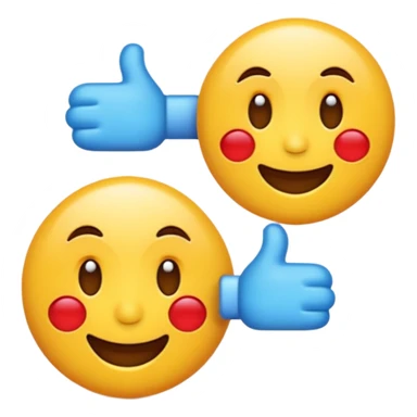 3D emoji-style icon, promotional label, emoji style.
 sticker