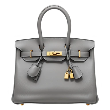grey hermes Birkin bag sticker