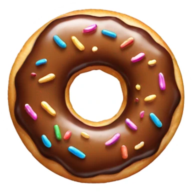 Glazed donut sticker