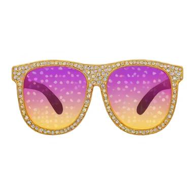 bling sunglass sticker