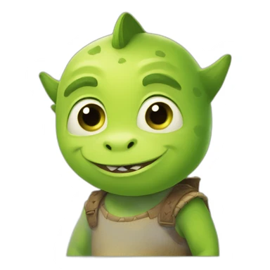 Sherk in love sticker