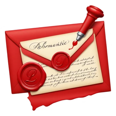 Light cream color romantic letter sticker