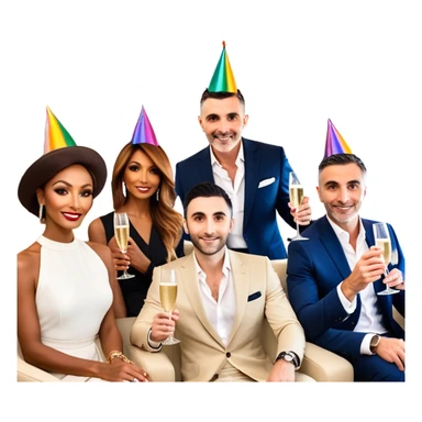 Branden Condy entrepreneur internet celebrity iman gadzhi alex hormozi Patrick bet david garyvee grant cardone on a jet celebrating WHOP ownership  sticker