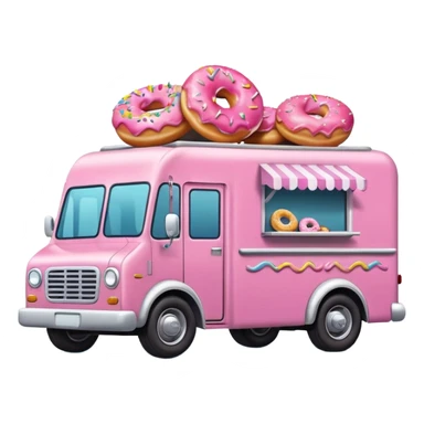 amazing donut truck sticker