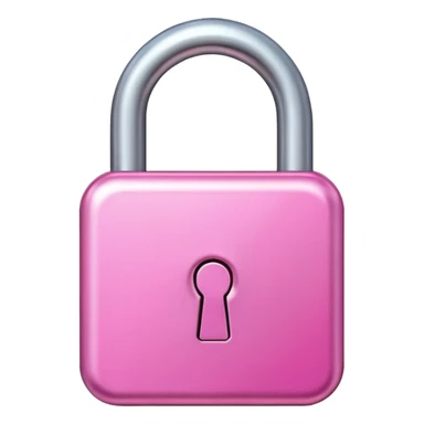 pink unlock sticker