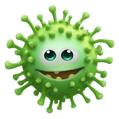 Cute Varicella zoster virus sticker