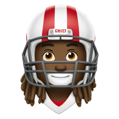 Chiefs football sticker