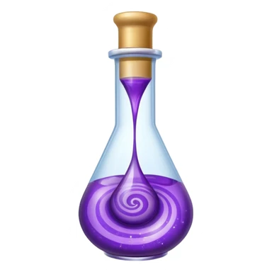 glitter purple remedy sticker