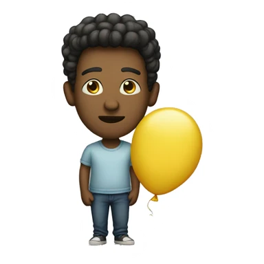 Human like balloon sticker