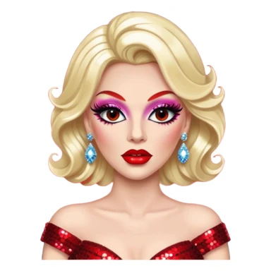 very sexy  drag queen baddie sticker