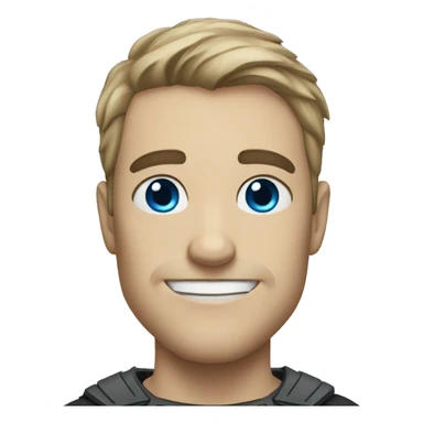 Batman with blue eyes  sticker