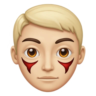 duas caras em um mesmo corpo uma boa e uma má sticker