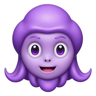 je veux un Ectoplasma ( Pokémon) qui a l'air mignon sticker