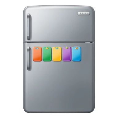 refrigerator with poetry magnets sticker