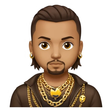 Sean Paul with dark brown hair sticker