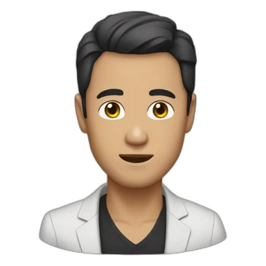 kim jon tres sticker