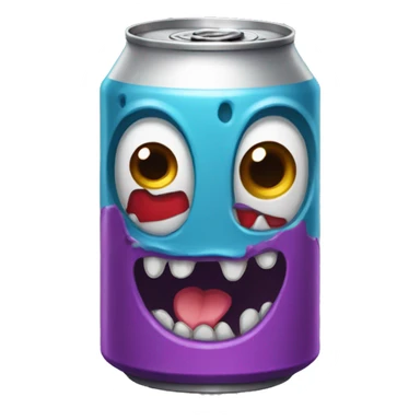 canette de boisson monster sticker
