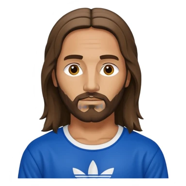 jesus in adidas clothes looking cool sticker