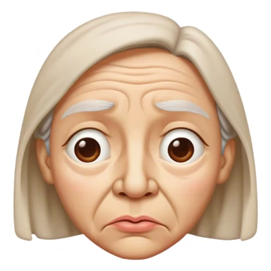 The “I Smelled Something Bad” Face – Wrinkled nose, squinted eyes, lips pursed in disgust. sticker