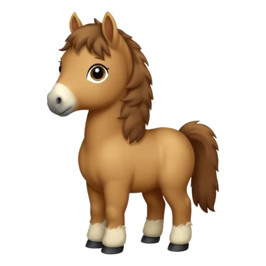 a baby horse sticker
