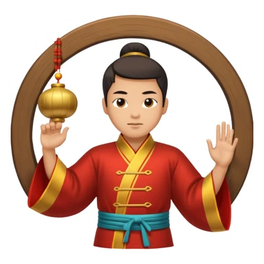 Chinese gong shou li sticker
