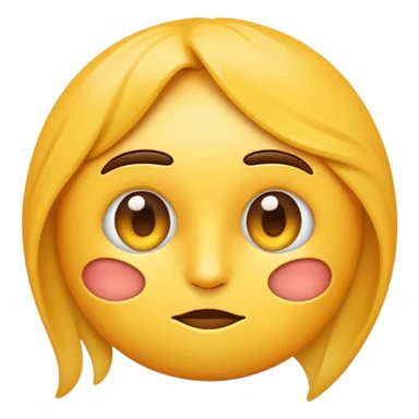 Un emoji con la cara de dormido, con el estilo clásico de emoji sticker