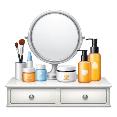 Skincare vanity sticker